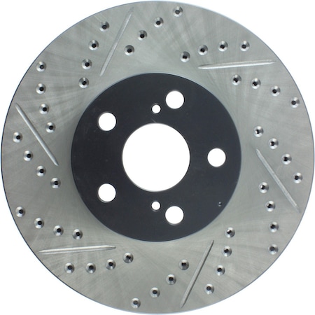 Centric Parts Sport Drilled/Slotted Brake Rotor, 127.44114R 127.44114R
